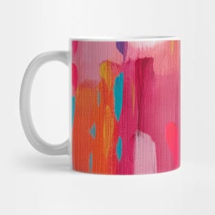 Summer Colors Abstract Painting Mug